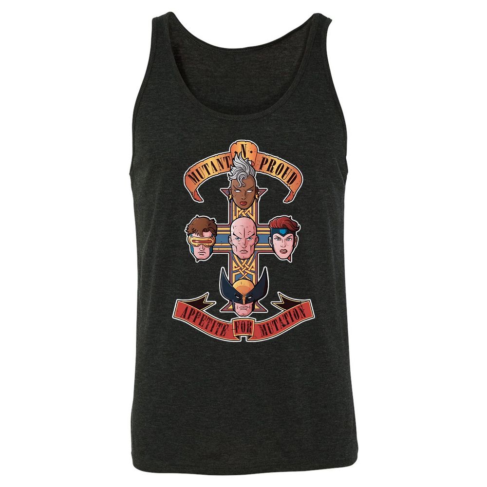 Unisex Jersey Tank - HA4ZX73Q - Charcoal Black Triblend - 5