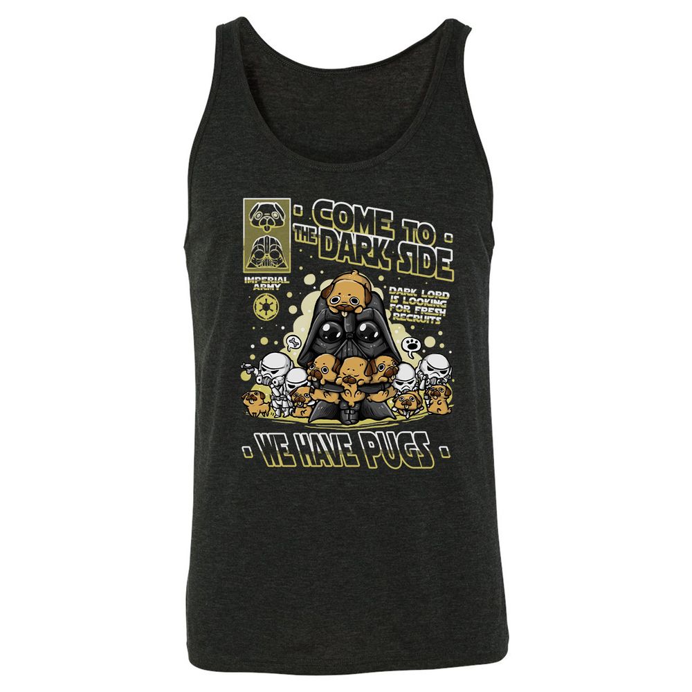 Unisex Jersey Tank - 4VPDDP8Y - Charcoal Black Triblend - 5