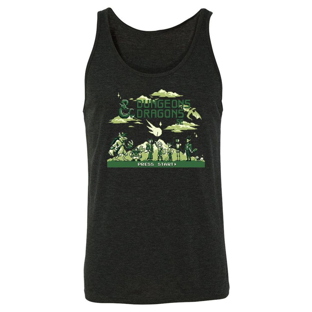 Unisex Jersey Tank - J3C2KQ4F - Charcoal Black Triblend - 5