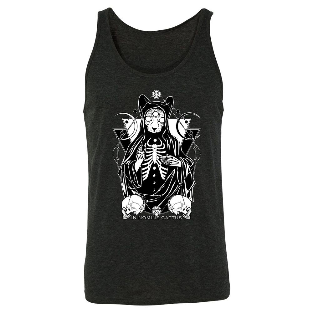 Unisex Jersey Tank - HK4W1XBF - Charcoal Black Triblend - 5