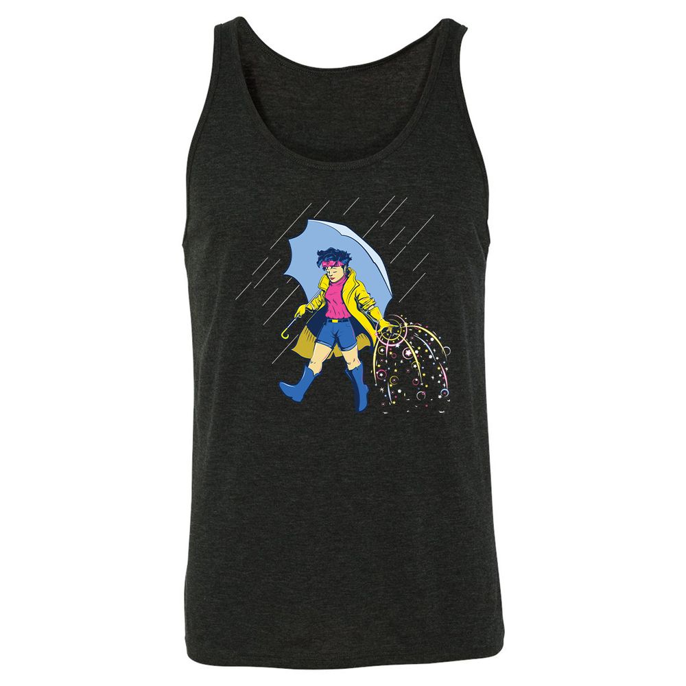 Unisex Jersey Tank - XZW1KURQ - Charcoal Black Triblend - 5