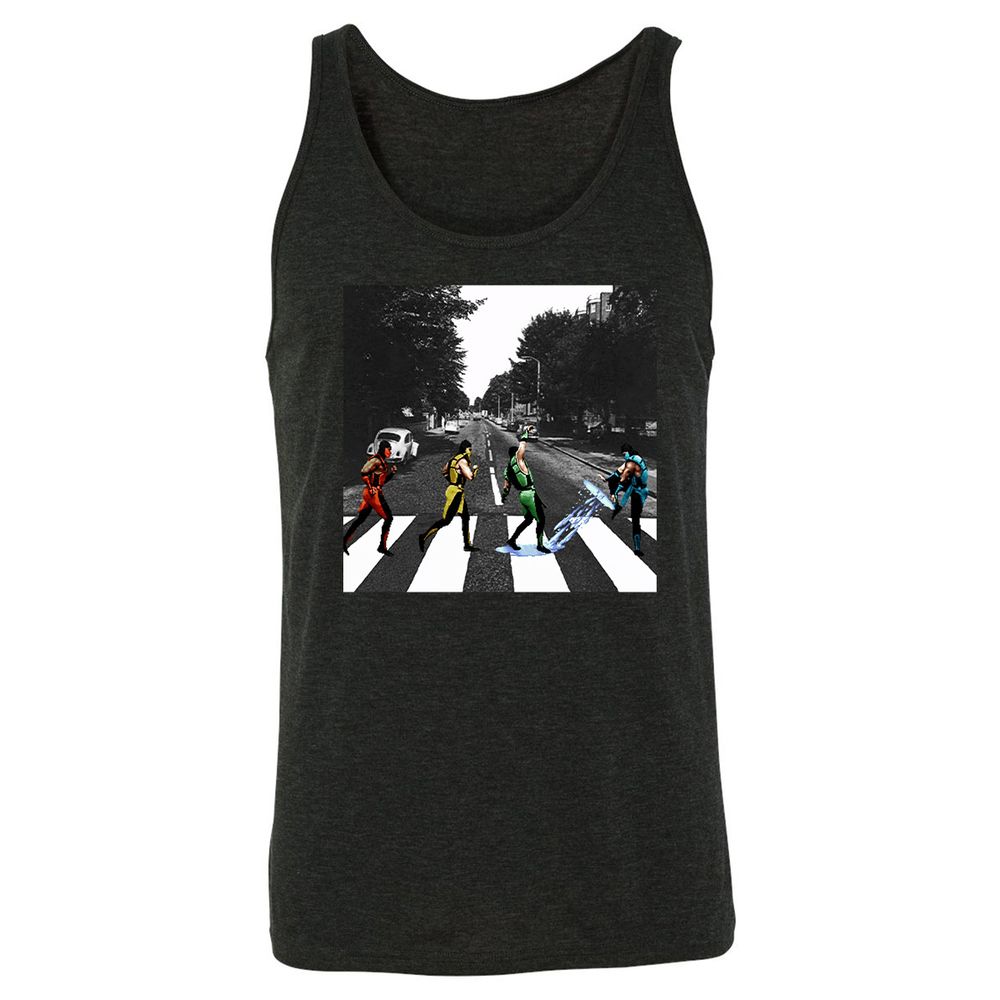 Unisex Jersey Tank - MT9HJ4ZR - Charcoal Black Triblend - 5