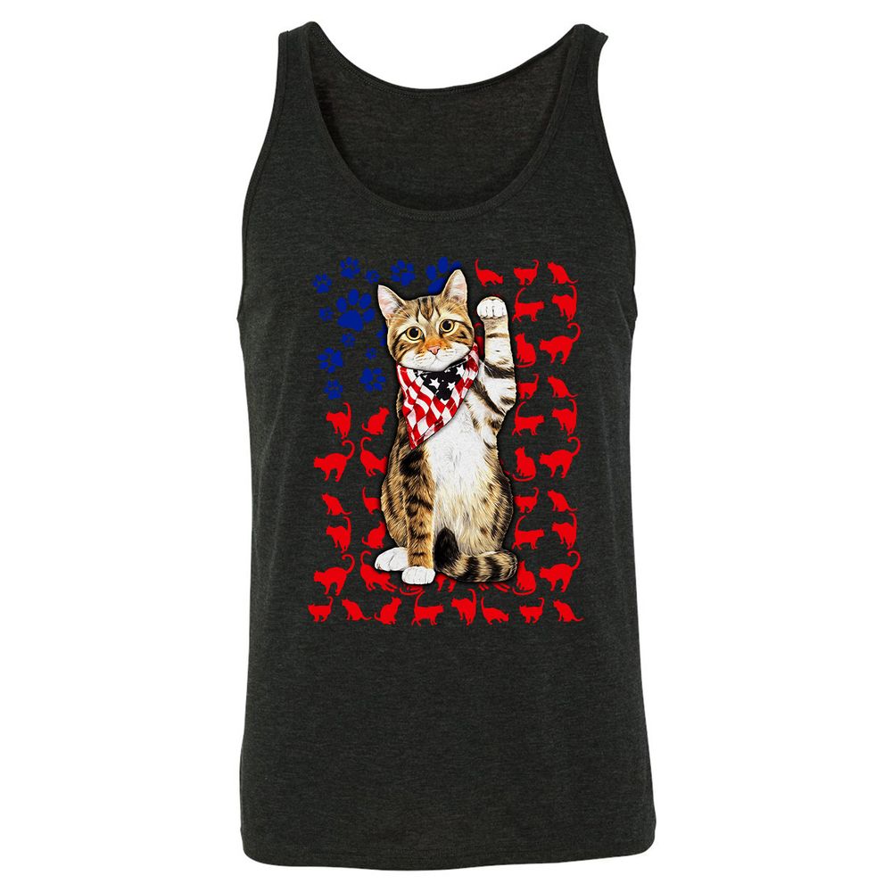 Unisex Jersey Tank - 6HR8U9J6 - Charcoal Black Triblend - 5