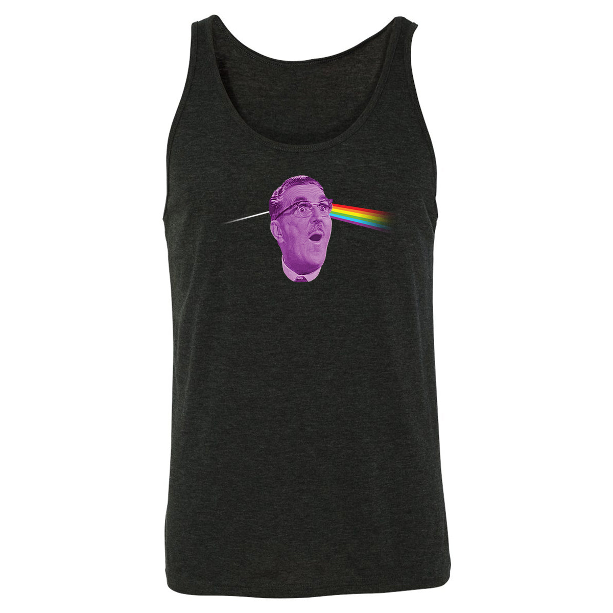 Unisex Jersey Tank - HUABZKWA - Charcoal Black Triblend - 5