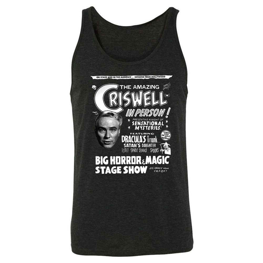Unisex Jersey Tank - QN8FY48D - Charcoal Black Triblend - 5