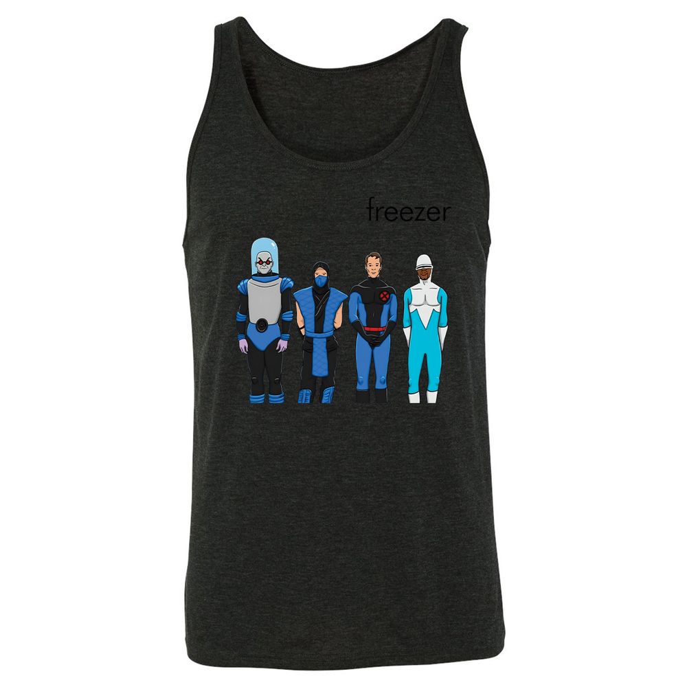 Unisex Jersey Tank - 6AVPZRD8 - Charcoal Black Triblend - 5