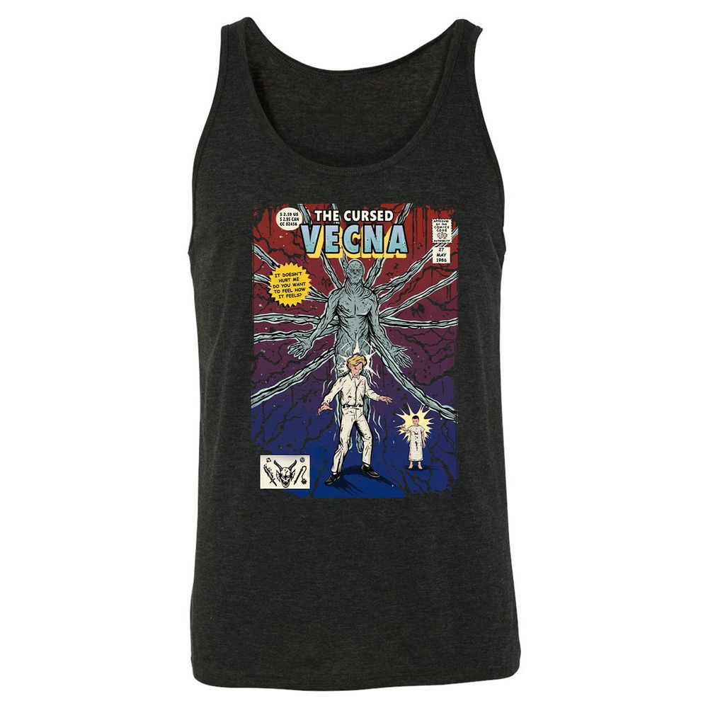 Unisex Jersey Tank - XHAFT6DB - Charcoal Black Triblend - 5