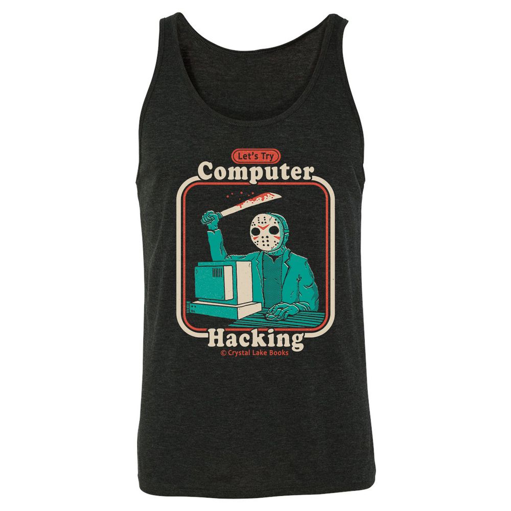 Unisex Jersey Tank - X41X8SUX - Charcoal Black Triblend - 5