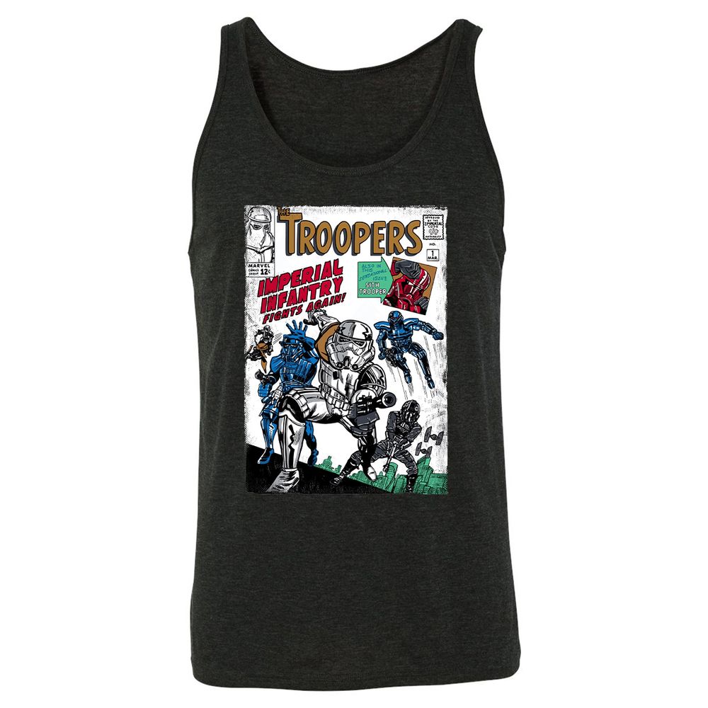 Unisex Jersey Tank - JWA7DQ2R - Charcoal Black Triblend - 5