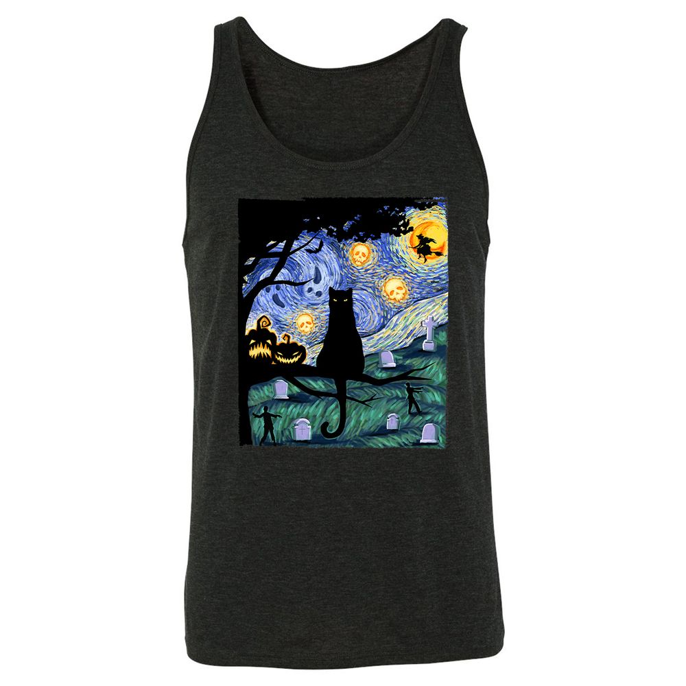 Unisex Jersey Tank - Z8ZCX2G1 - Charcoal Black Triblend - 5