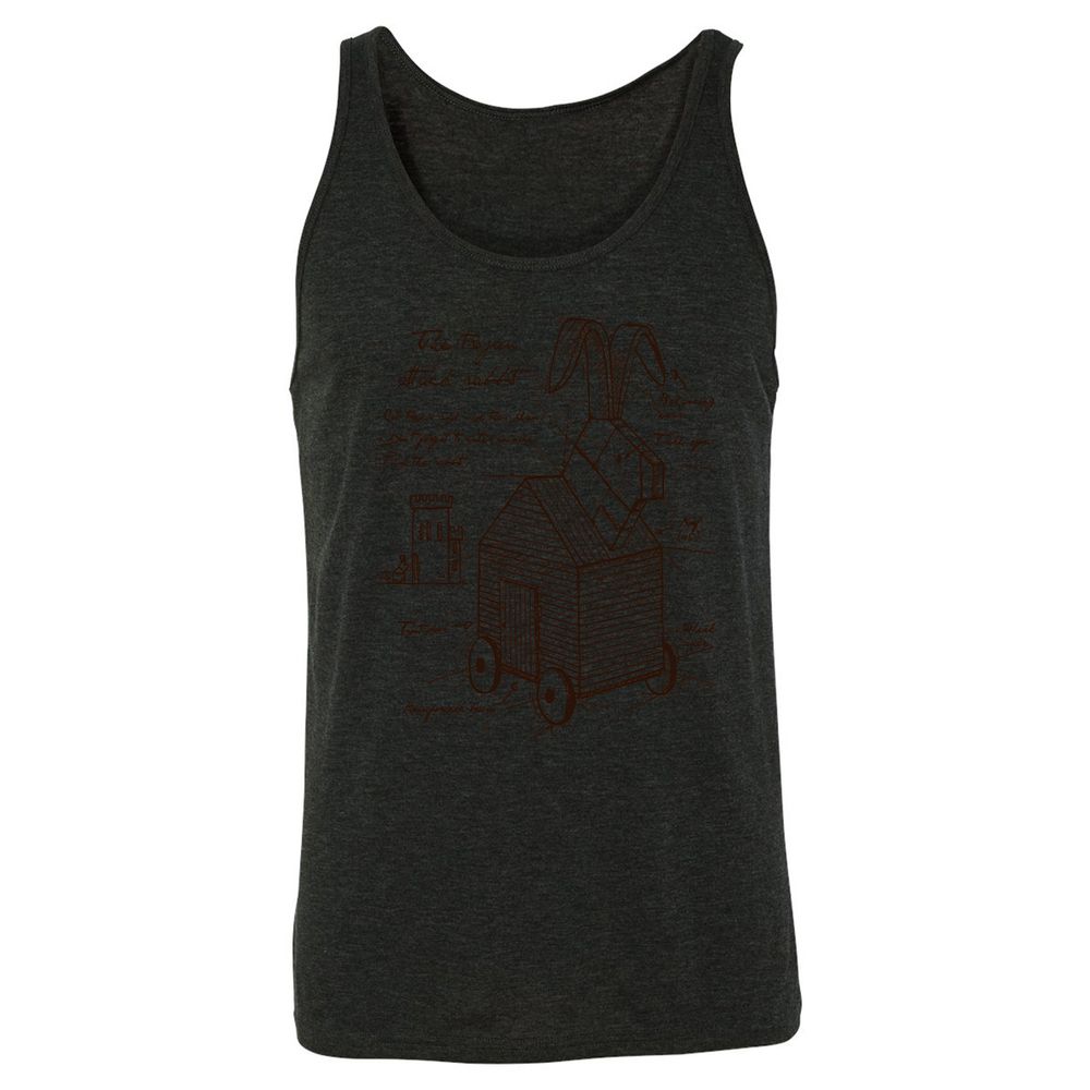 Unisex Jersey Tank - Q7NYSGFQ - Charcoal Black Triblend - 5