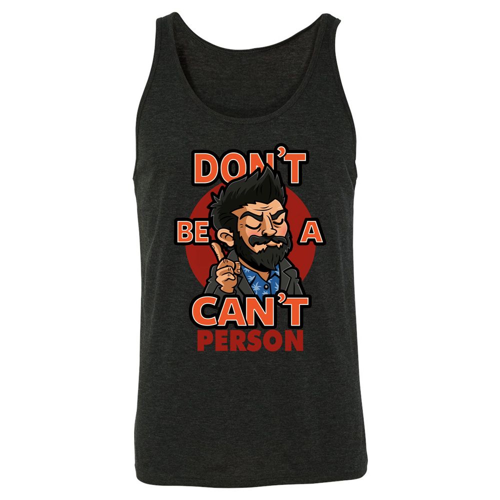 Unisex Jersey Tank - 6SPV7DQ3 - Charcoal Black Triblend - 5