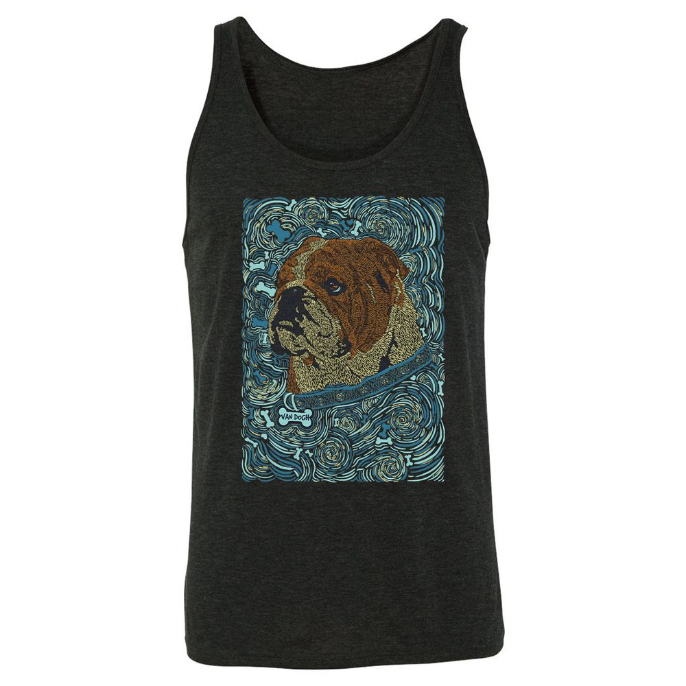 Unisex Jersey Tank - 4921CEHY - Charcoal Black Triblend - 5