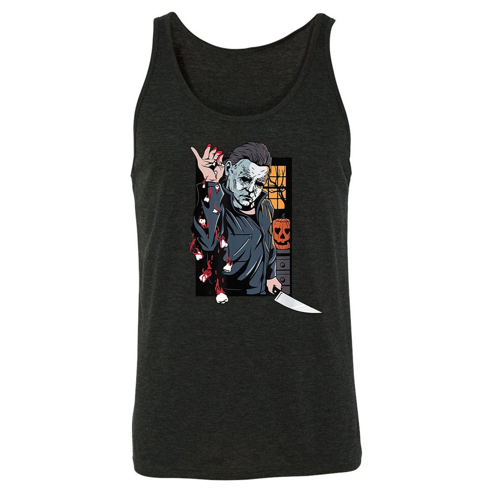 Unisex Jersey Tank - ACVUPY21 - Charcoal Black Triblend - 5