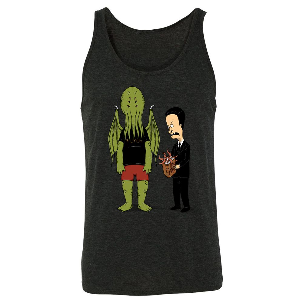 Unisex Jersey Tank - 3FTVM3Z5 - Charcoal Black Triblend - 5