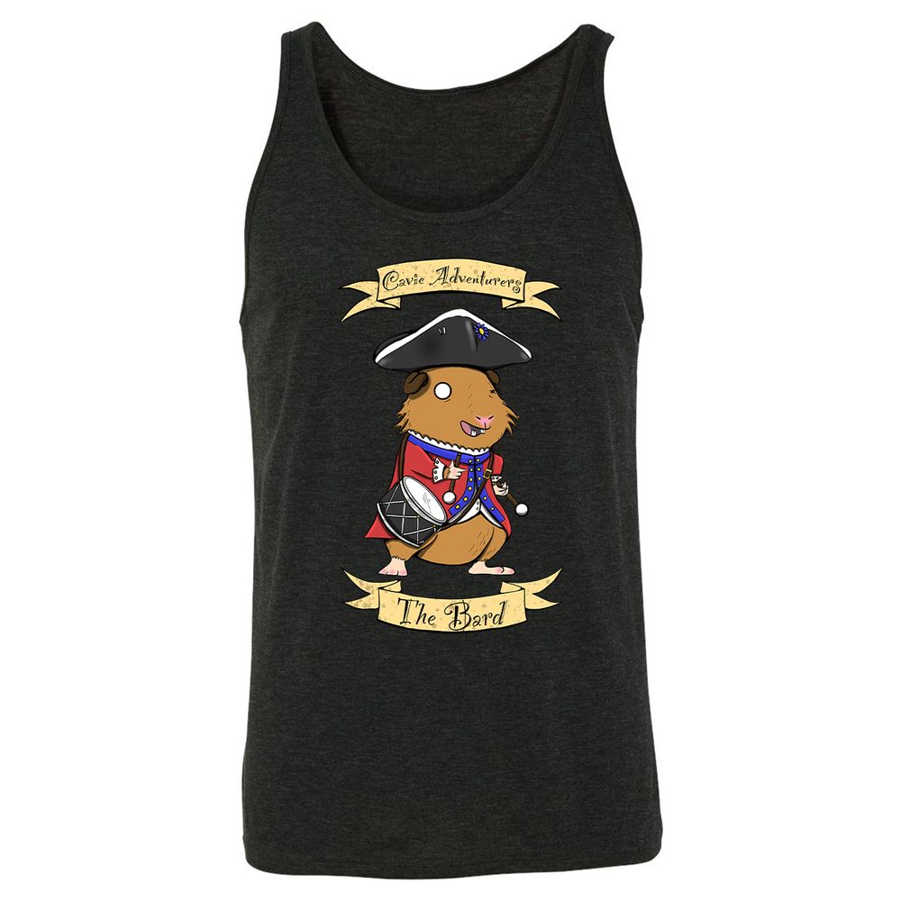 Unisex Jersey Tank - BD1DB55Q - Charcoal Black Triblend - 5