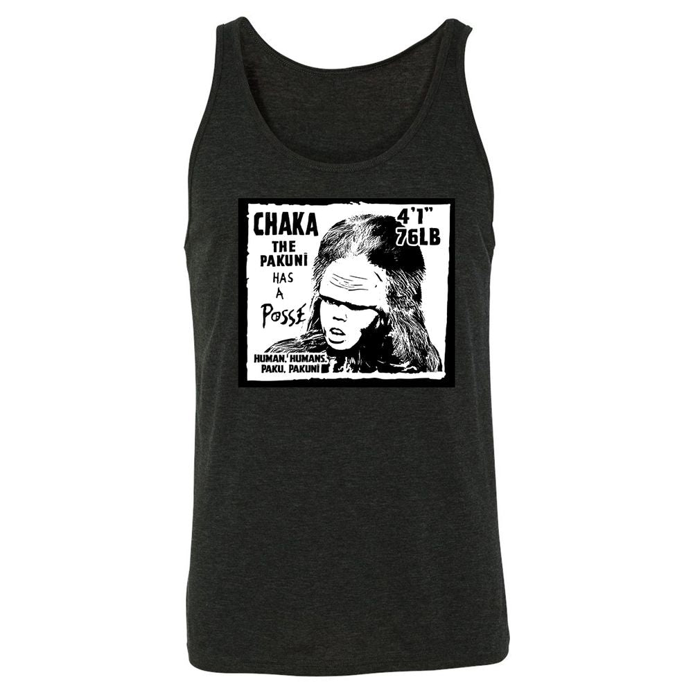 Unisex Jersey Tank - ZXWKVMY2 - Charcoal Black Triblend - 5