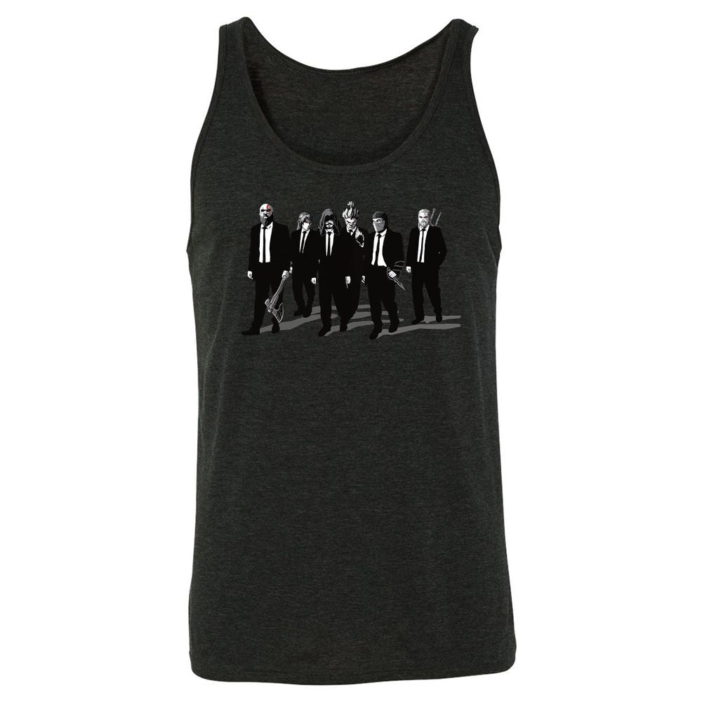 Unisex Jersey Tank - KTH5TKY9 - Charcoal Black Triblend - 5