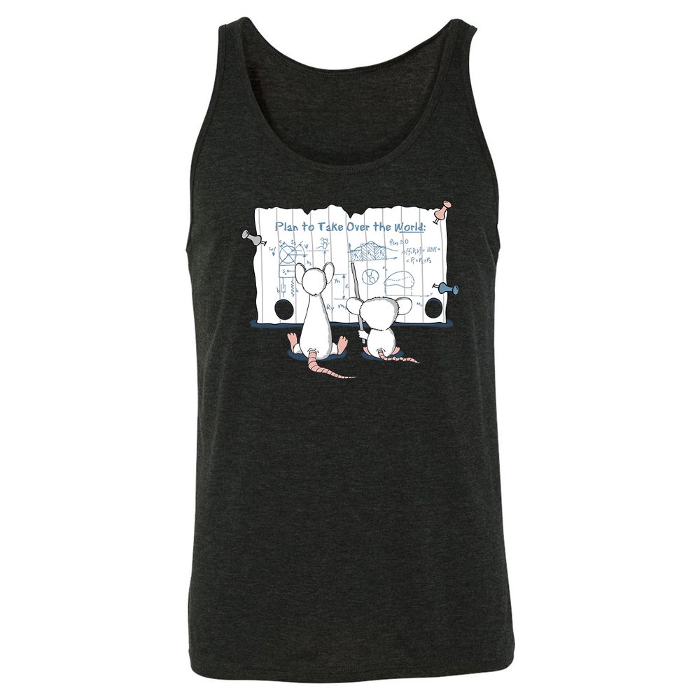 Unisex Jersey Tank - Y8TF9ENV - Charcoal Black Triblend - 5