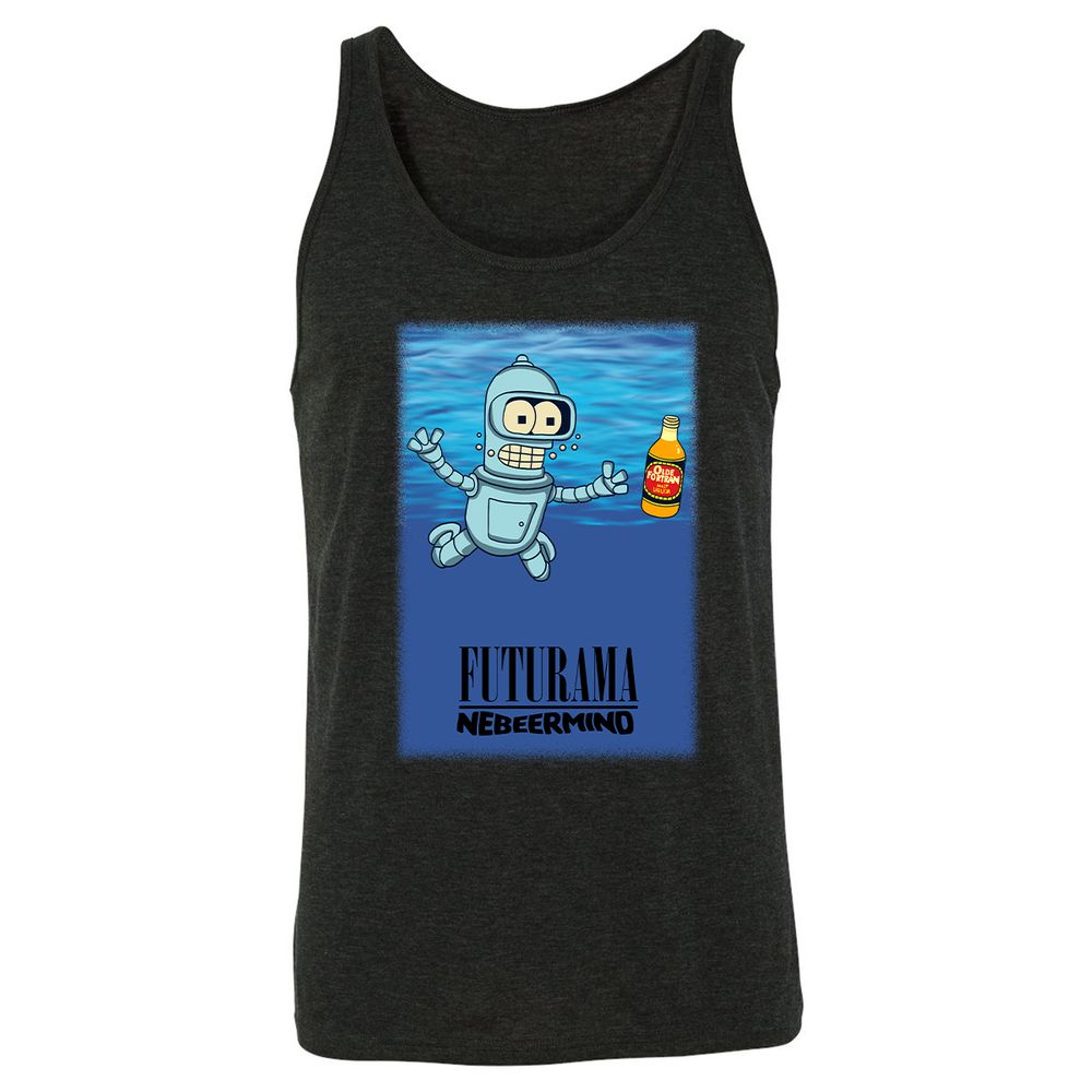 Unisex Jersey Tank - 8VZNVHV8 - Charcoal Black Triblend - 5