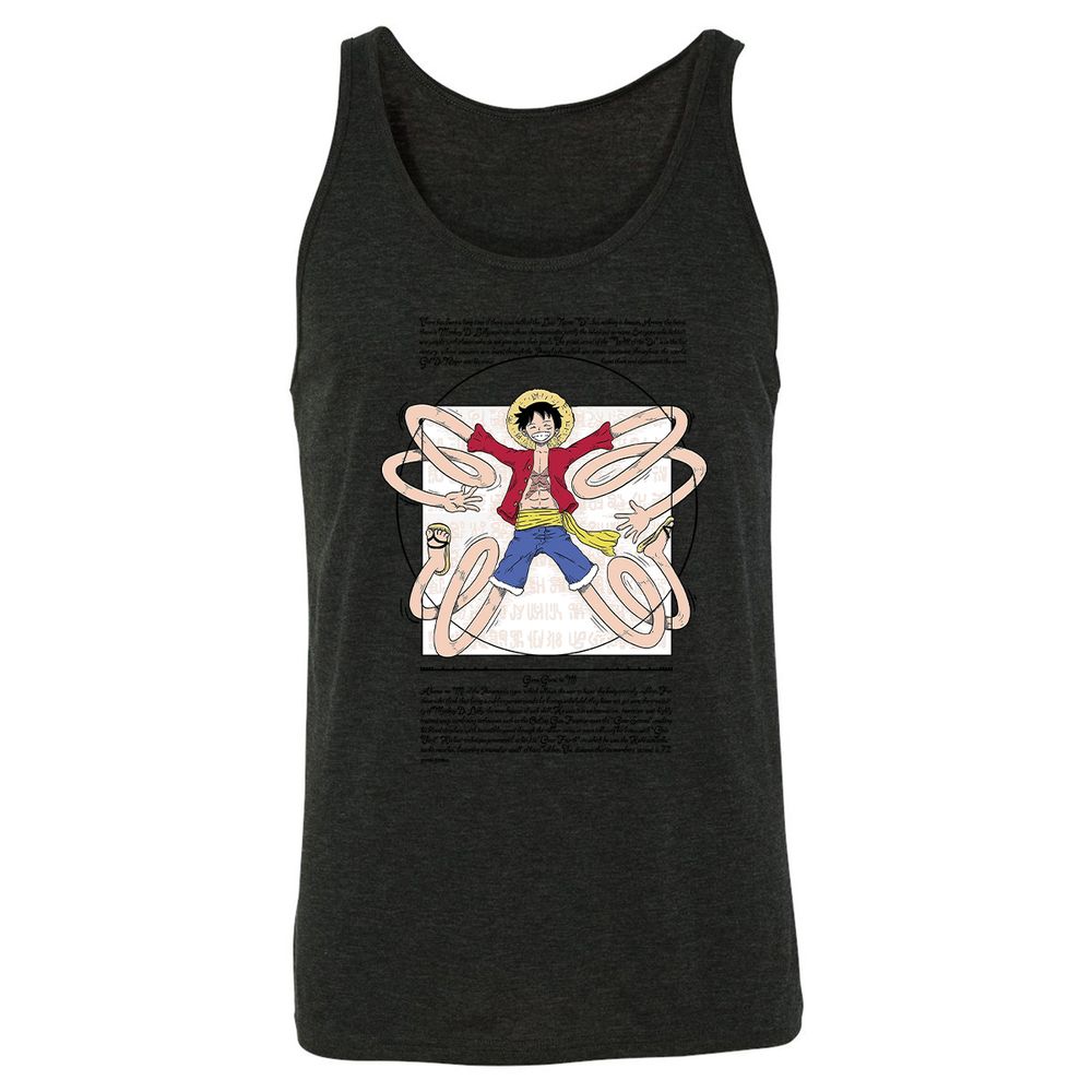 Unisex Jersey Tank - 8VM1D4NJ - Charcoal Black Triblend - 5