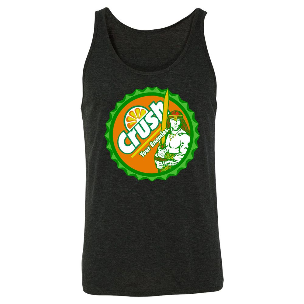 Unisex Jersey Tank - CSMGDKE7 - Charcoal Black Triblend - 5