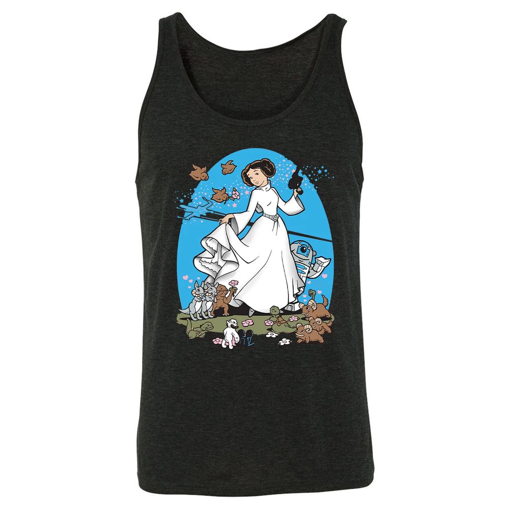 Unisex Jersey Tank - CGTUUFA3 - Charcoal Black Triblend - 5