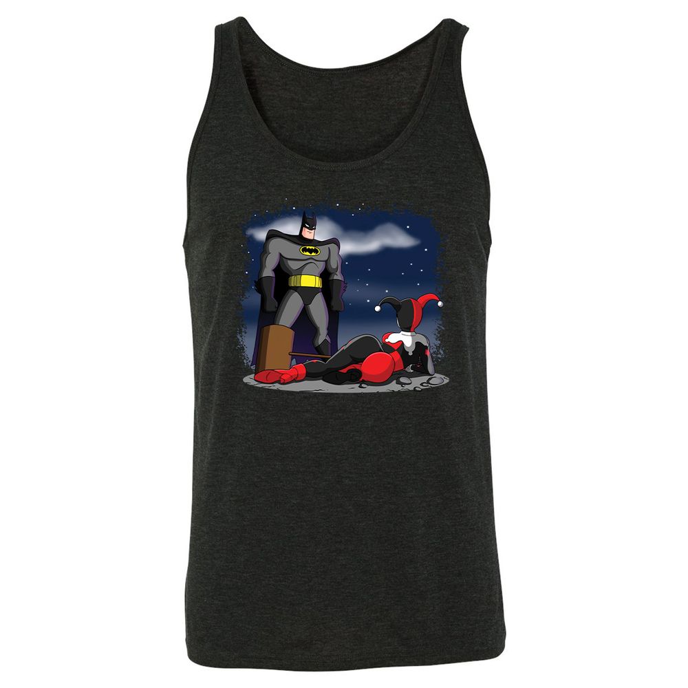 Unisex Jersey Tank - XVL94J3A - Charcoal Black Triblend - 5