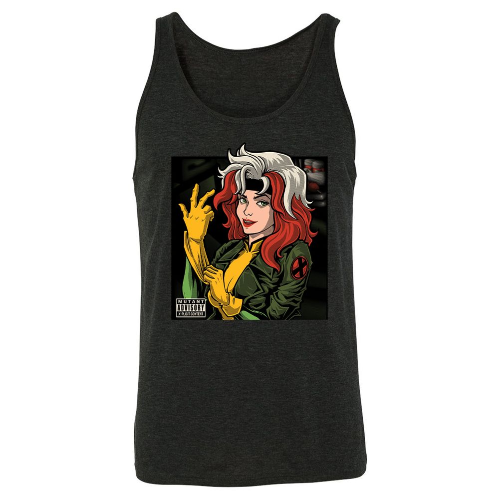 Unisex Jersey Tank - 3QJNE991 - Charcoal Black Triblend - 5