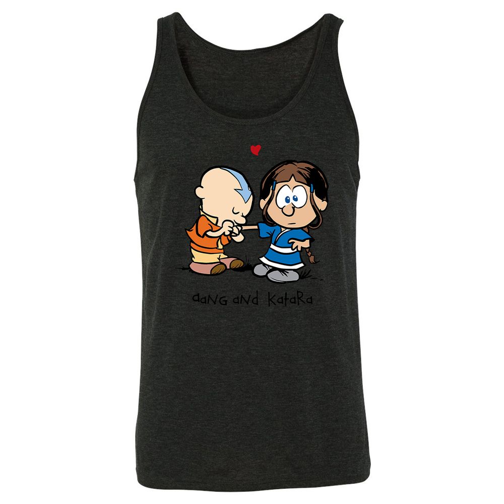 Unisex Jersey Tank - 8KJE4VE5 - Charcoal Black Triblend - 5