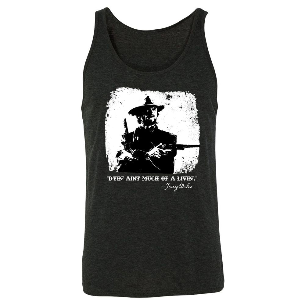 Unisex Jersey Tank - E2HEVWAX - Charcoal Black Triblend - 5
