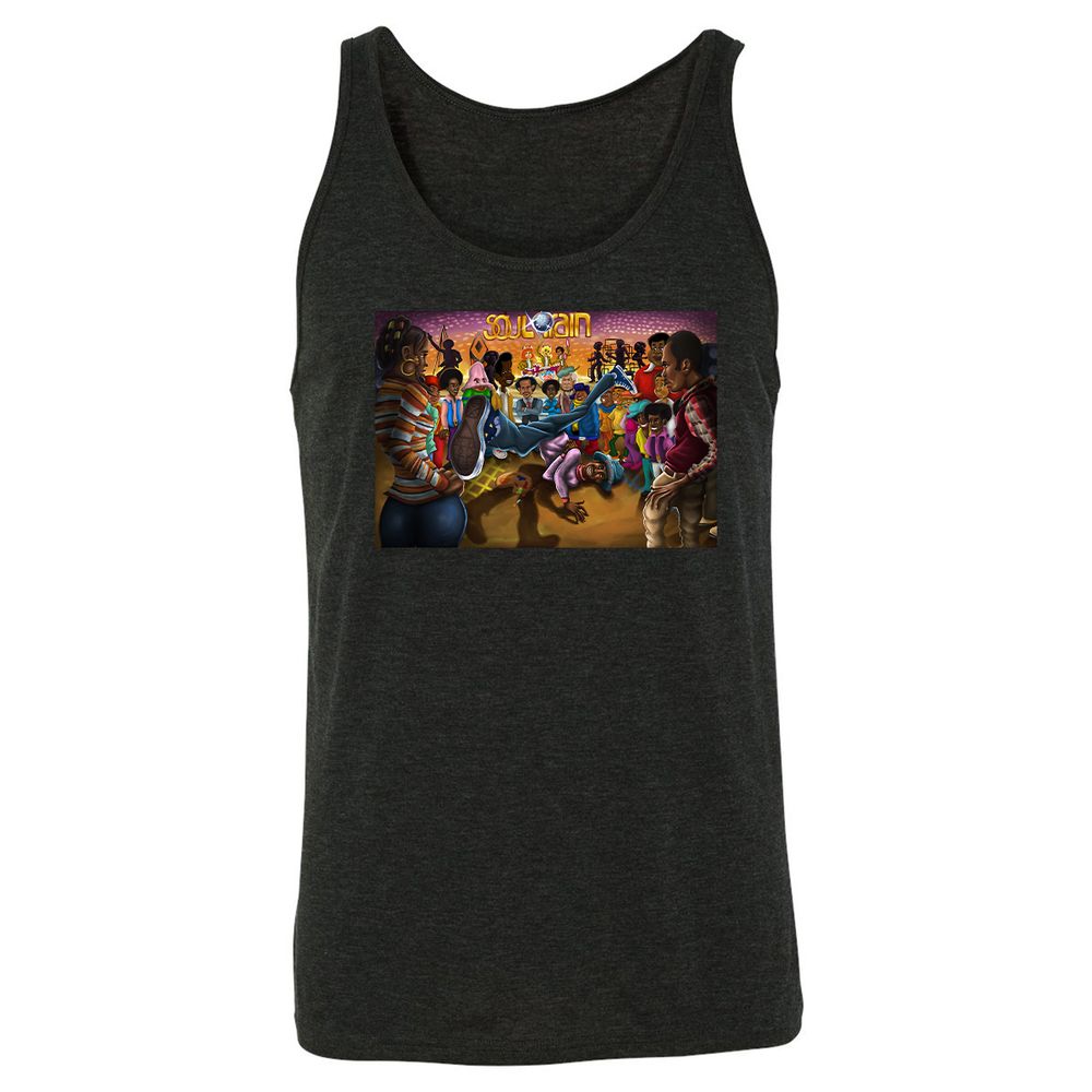 Unisex Jersey Tank - UTC9JBL3 - Charcoal Black Triblend - 5