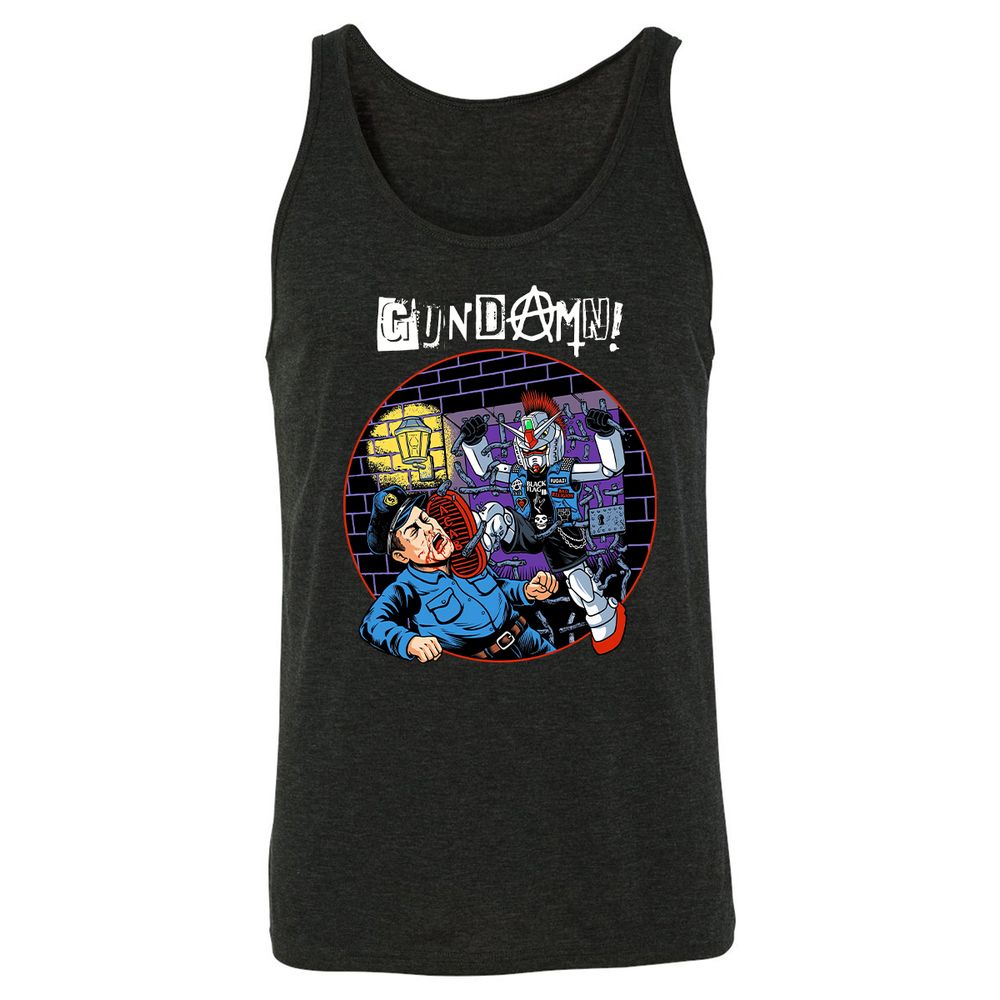 Unisex Jersey Tank - TD6WAHDD - Charcoal Black Triblend - 5
