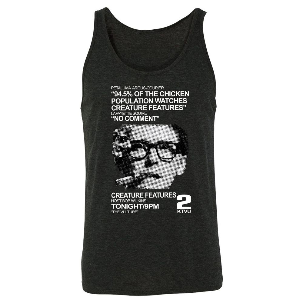 Unisex Jersey Tank - MKHJX8K7 - Charcoal Black Triblend - 5