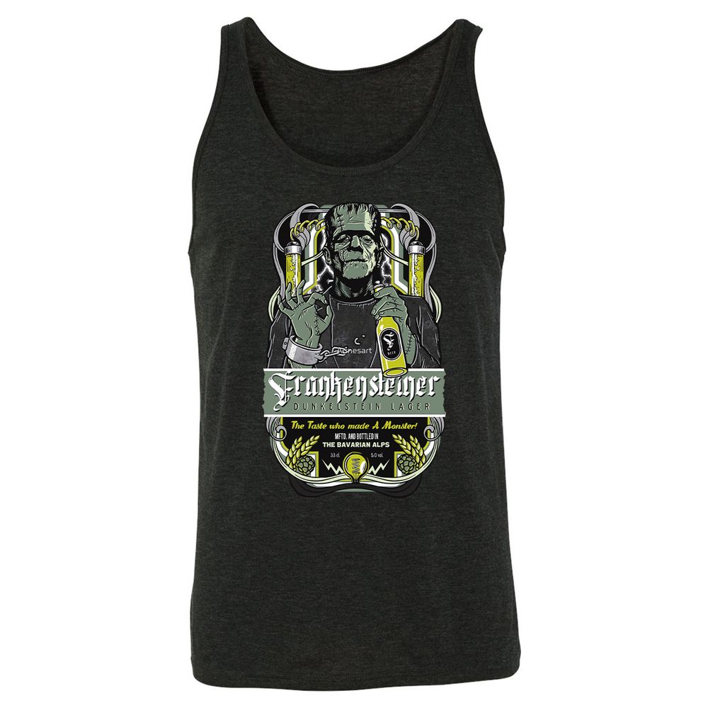 Frankenstein Beer - Charcoal Black Triblend - 5