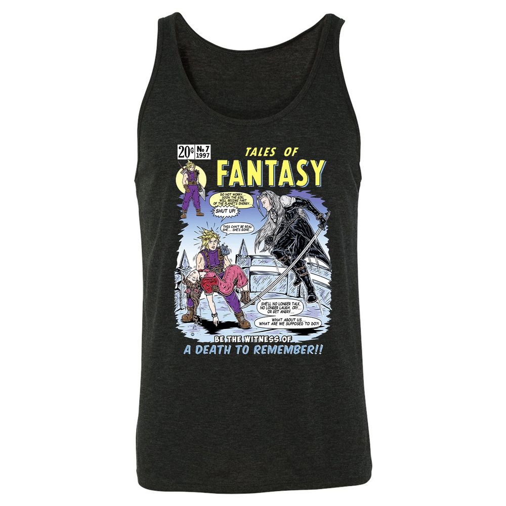 Unisex Jersey Tank - HUE2GDYF - Charcoal Black Triblend - 5