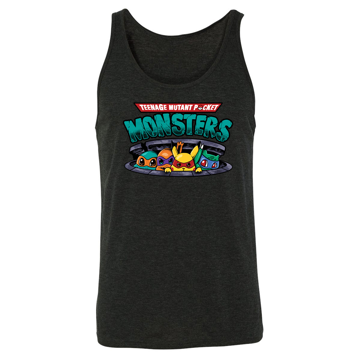 Unisex Jersey Tank - RV2X9JAY - Charcoal Black Triblend - 5