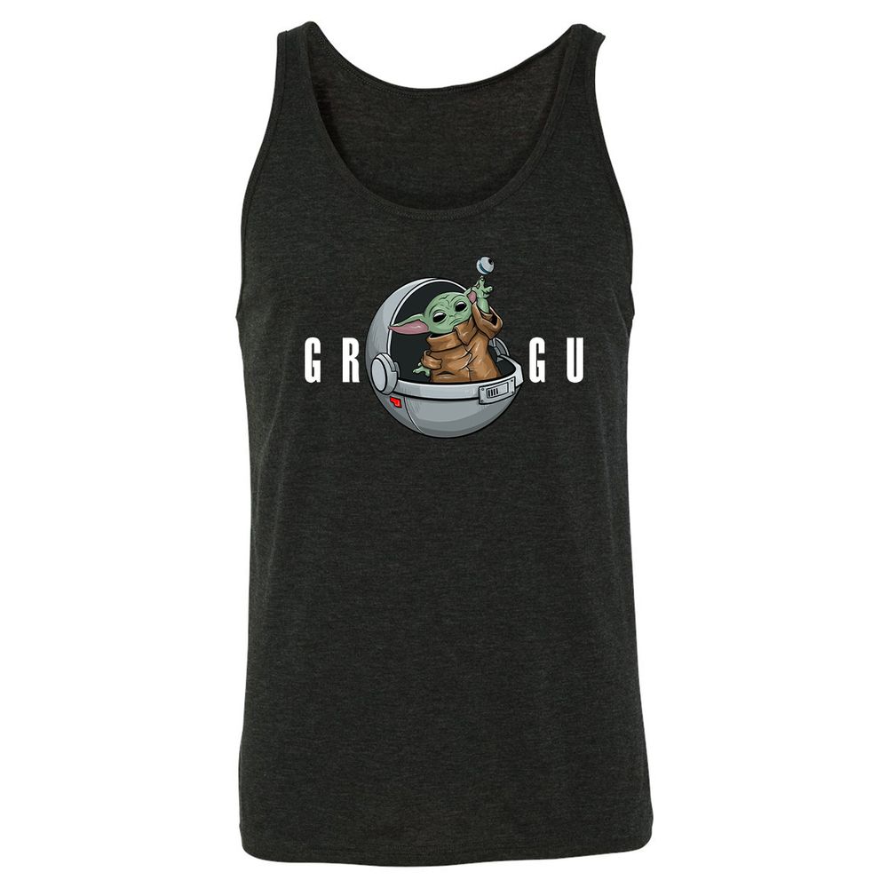 Unisex Jersey Tank - ETTTHLQC - Charcoal Black Triblend - 5