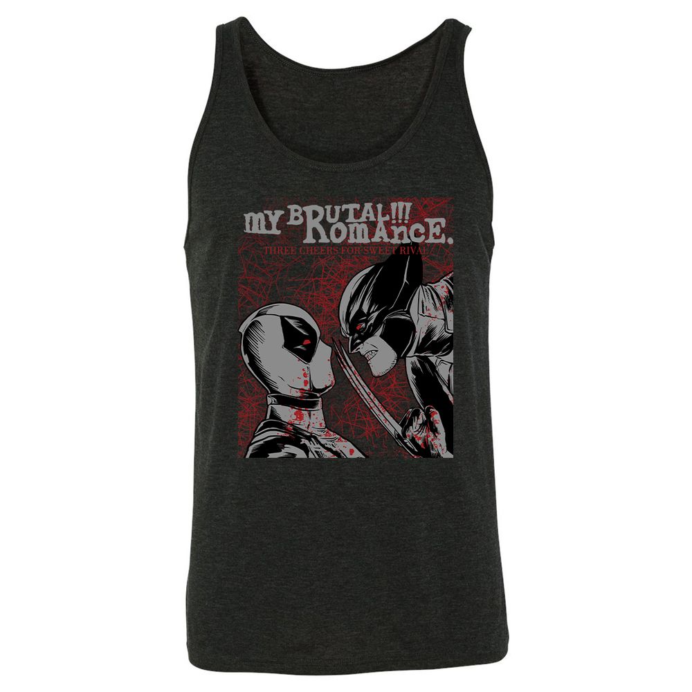 Unisex Jersey Tank - 94PKJM93 - Charcoal Black Triblend - 5