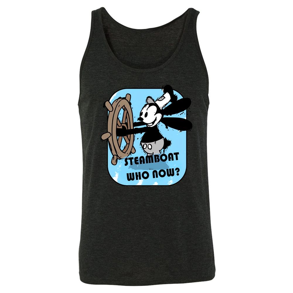 Unisex Jersey Tank - W8U6RN32 - Charcoal Black Triblend - 5