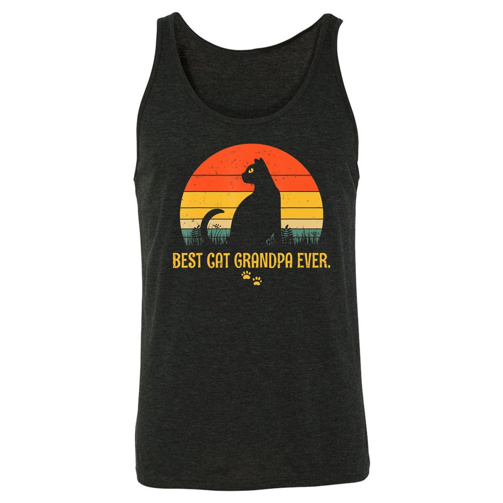 Unisex Jersey Tank - F8VB6FRE - Charcoal Black Triblend - 5