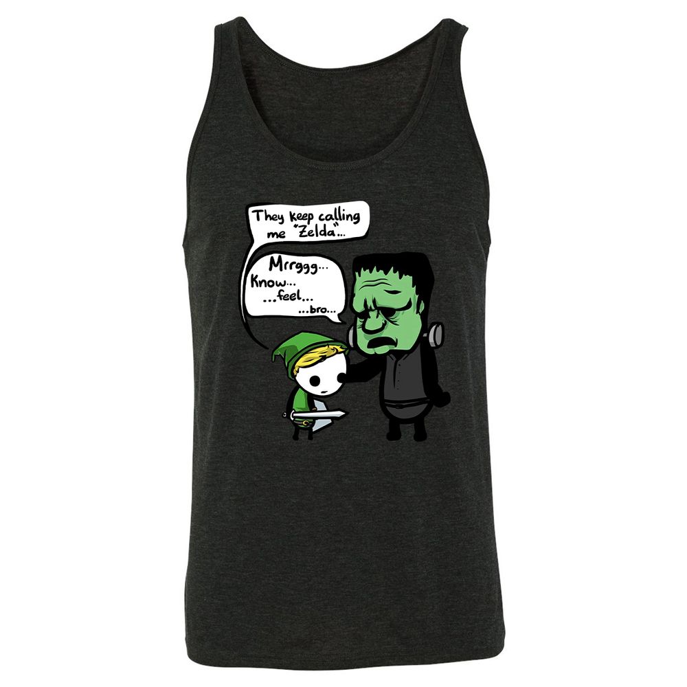 Unisex Jersey Tank - TT4L93ZC - Charcoal Black Triblend - 5
