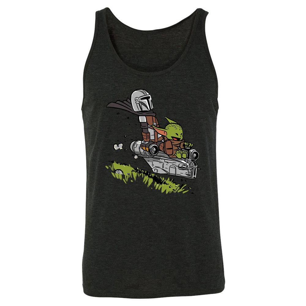 Unisex Jersey Tank - MDY295CQ - Charcoal Black Triblend - 5