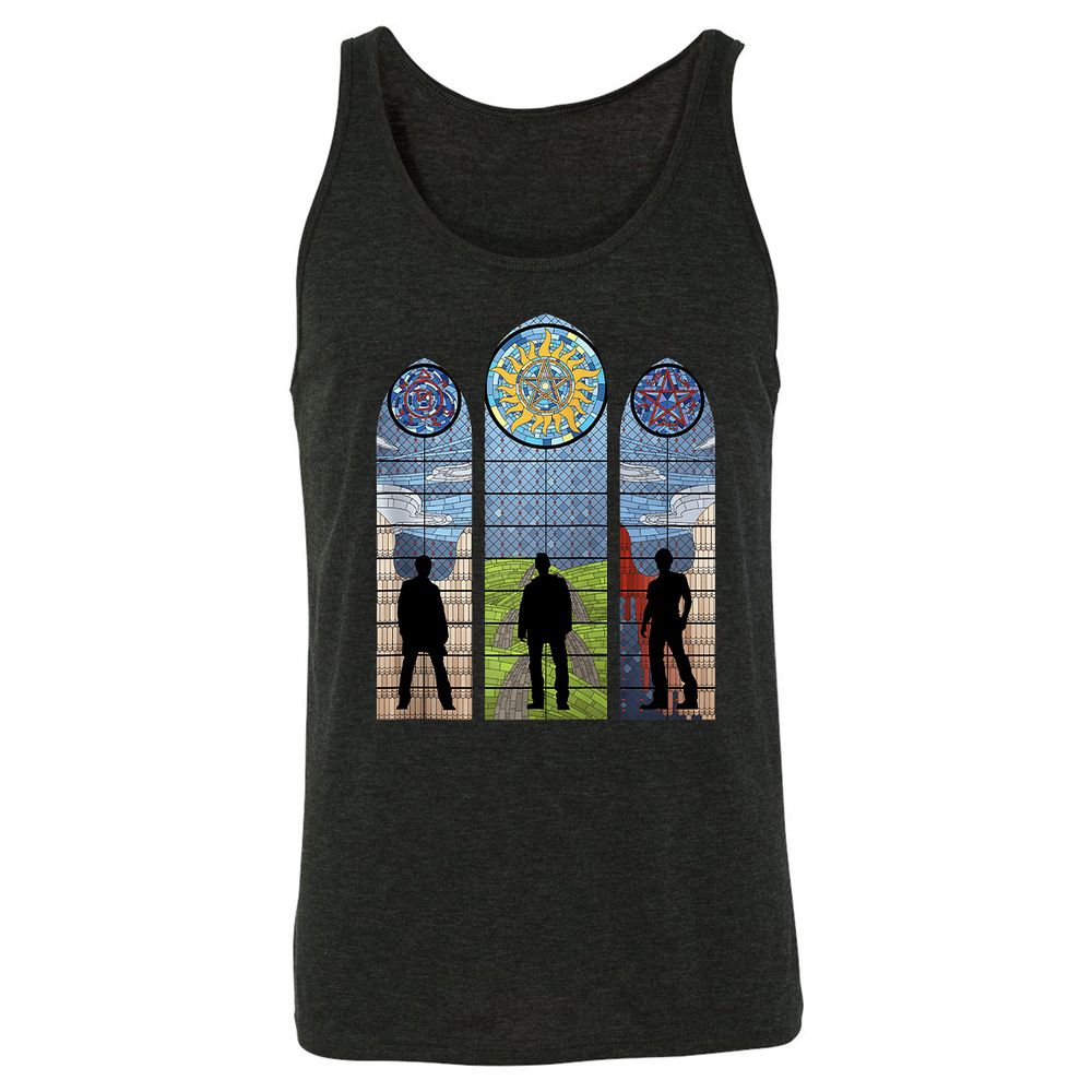 Unisex Jersey Tank - RPSEPZNS - Charcoal Black Triblend - 5