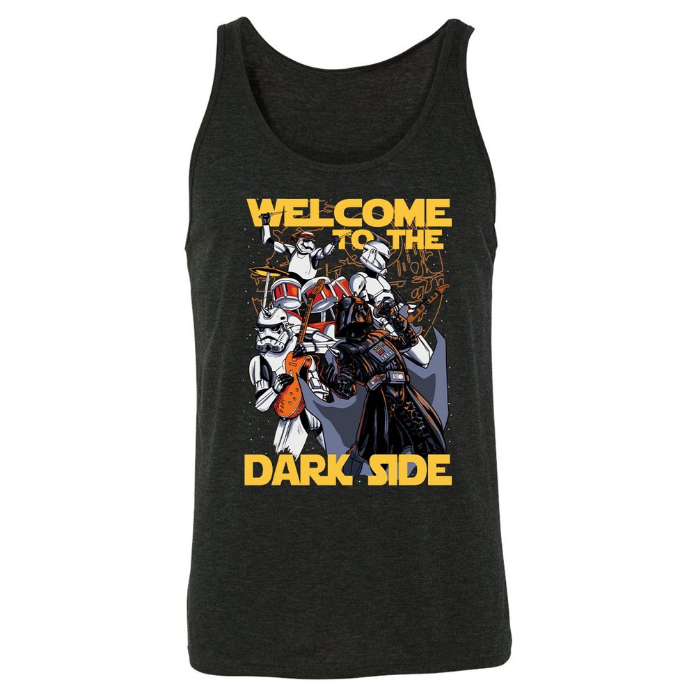 Unisex Jersey Tank - ZWSXTZ15 - Charcoal Black Triblend - 5