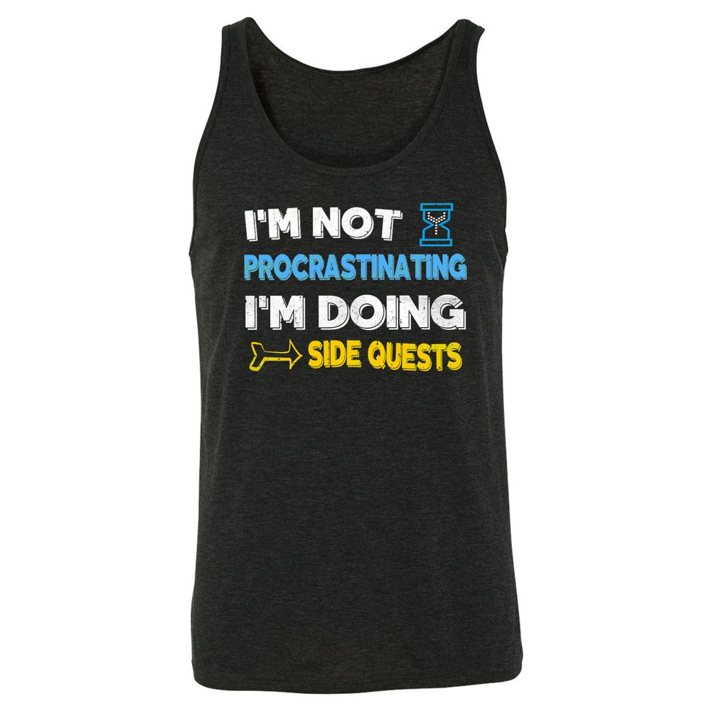 Unisex Jersey Tank - HTF99HMG - Charcoal Black Triblend - 5
