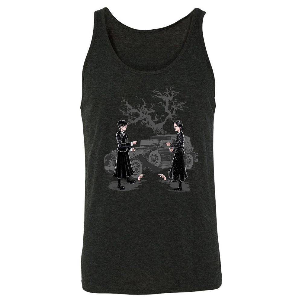 Unisex Jersey Tank - 6XHHBPPJ - Charcoal Black Triblend - 5