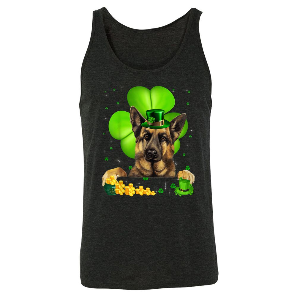 Unisex Jersey Tank - M9E5EQUD - Charcoal Black Triblend - 5
