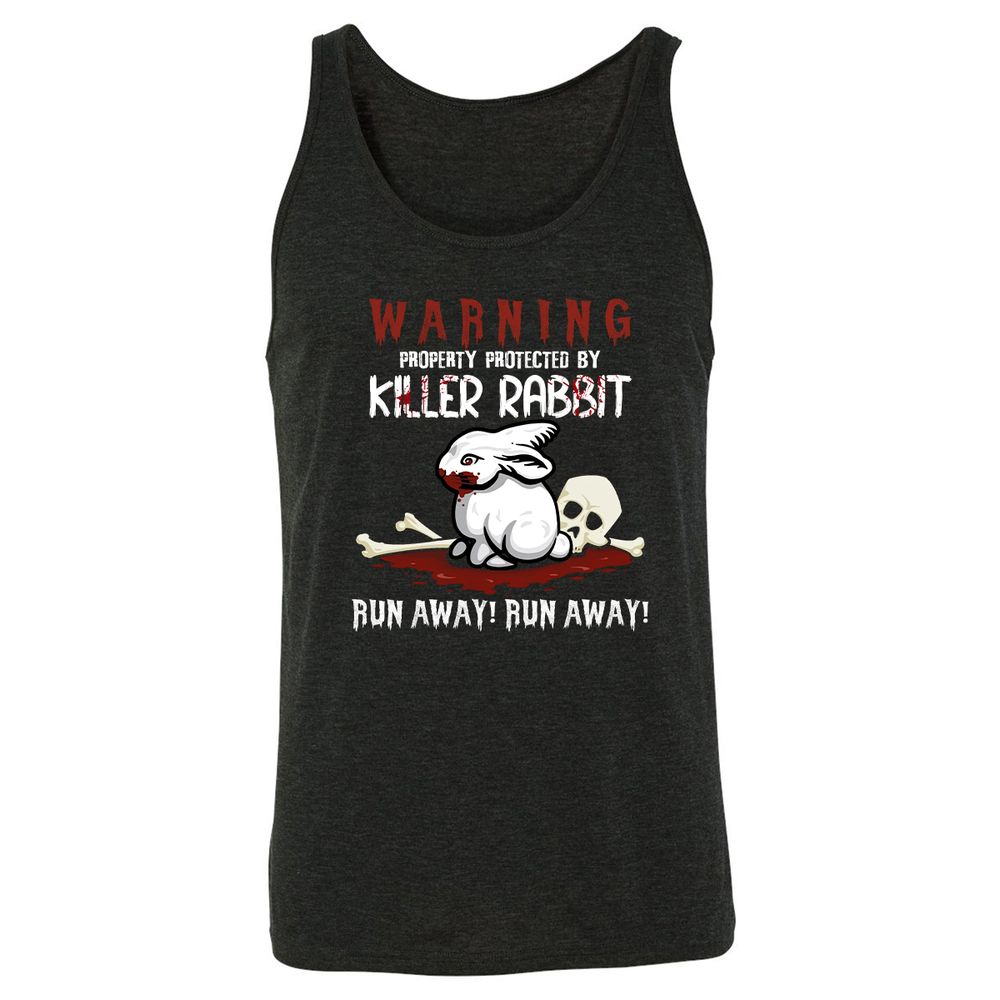 Unisex Jersey Tank - 9VY4W7KN - Charcoal Black Triblend - 5