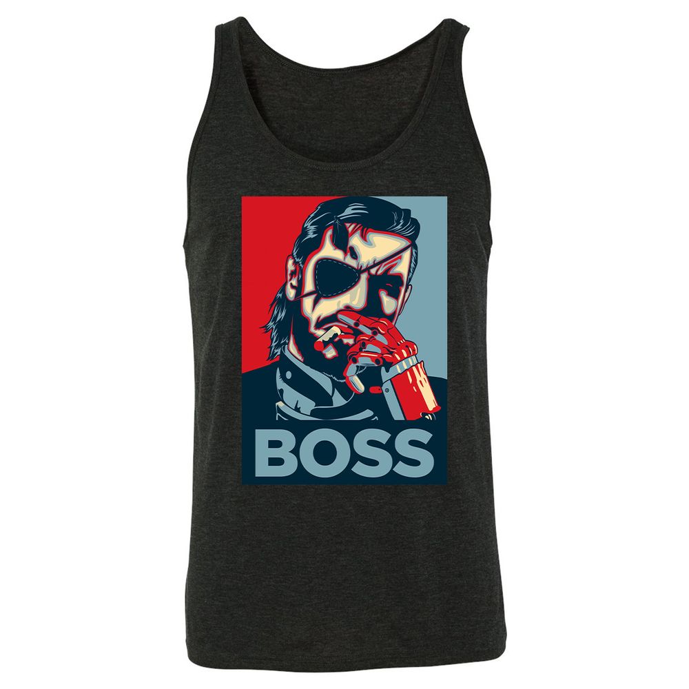 Unisex Jersey Tank - 9P4TKD4Z - Charcoal Black Triblend - 5